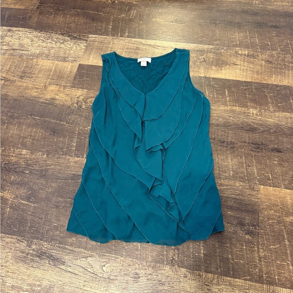 Teal Sleeveless Women's Top